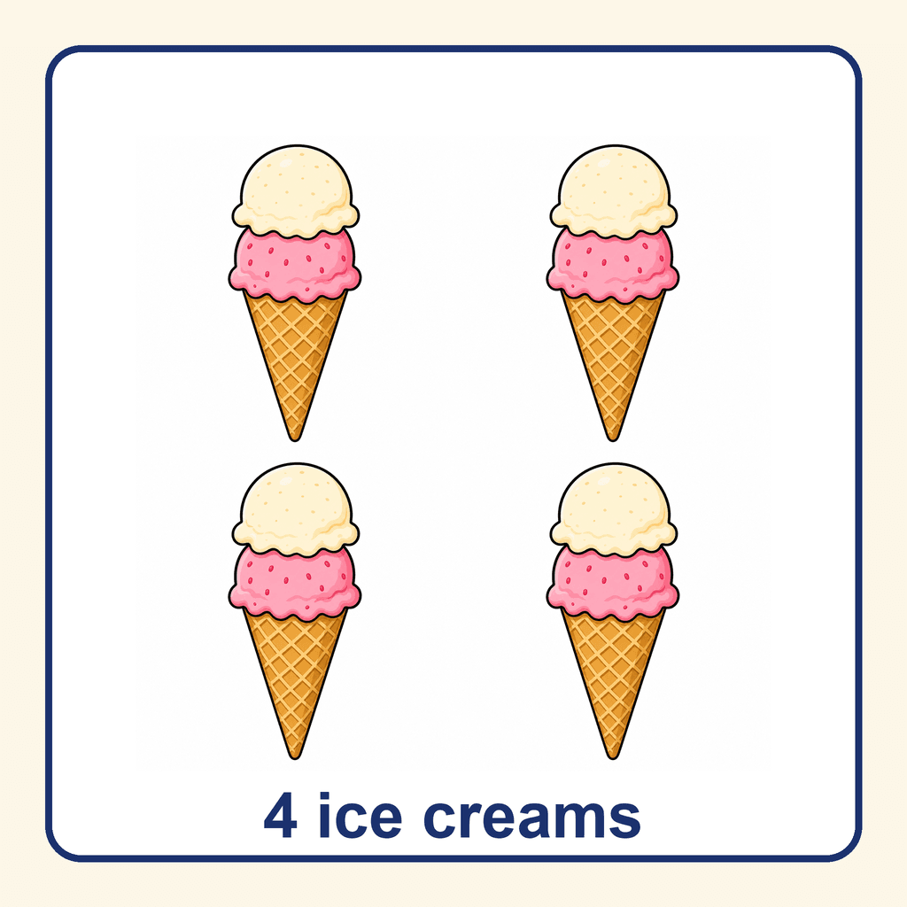Collection — 4 ice creams