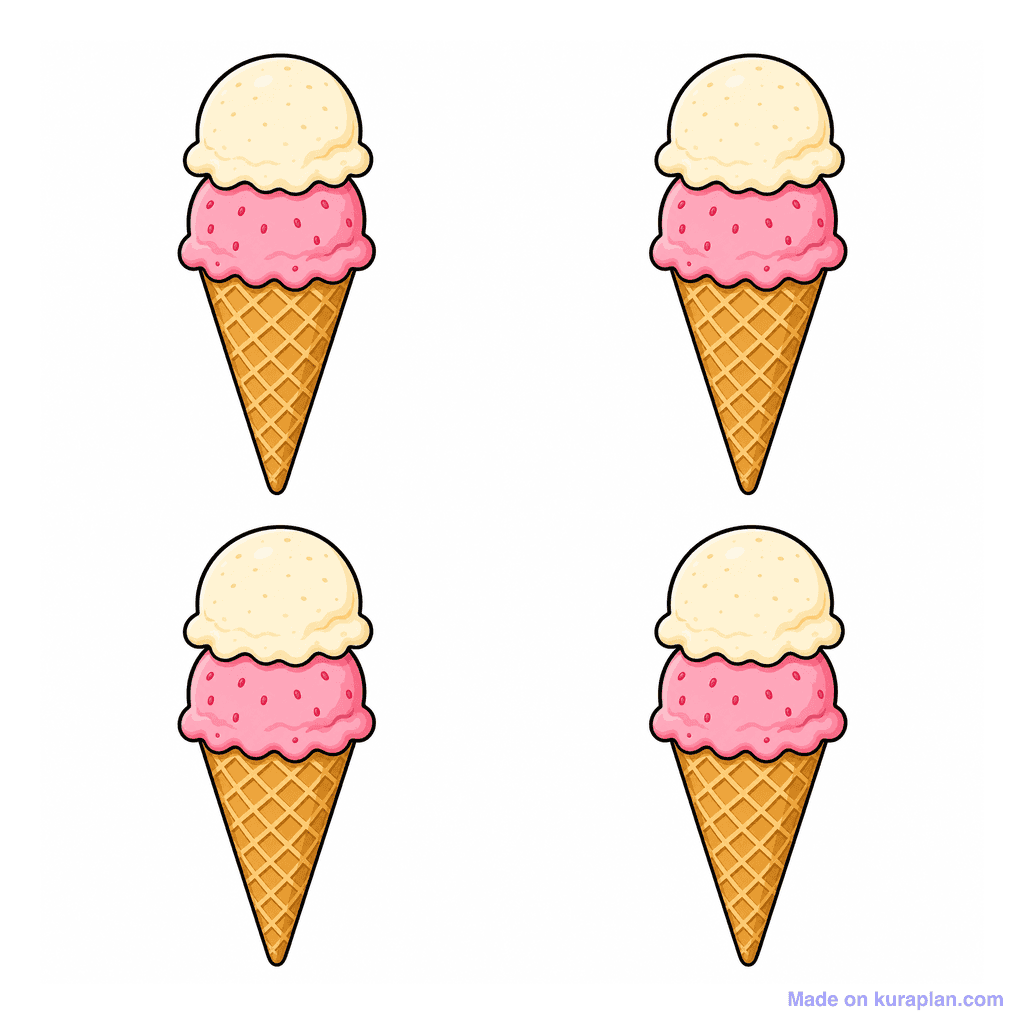 Collection — 4 ice creams