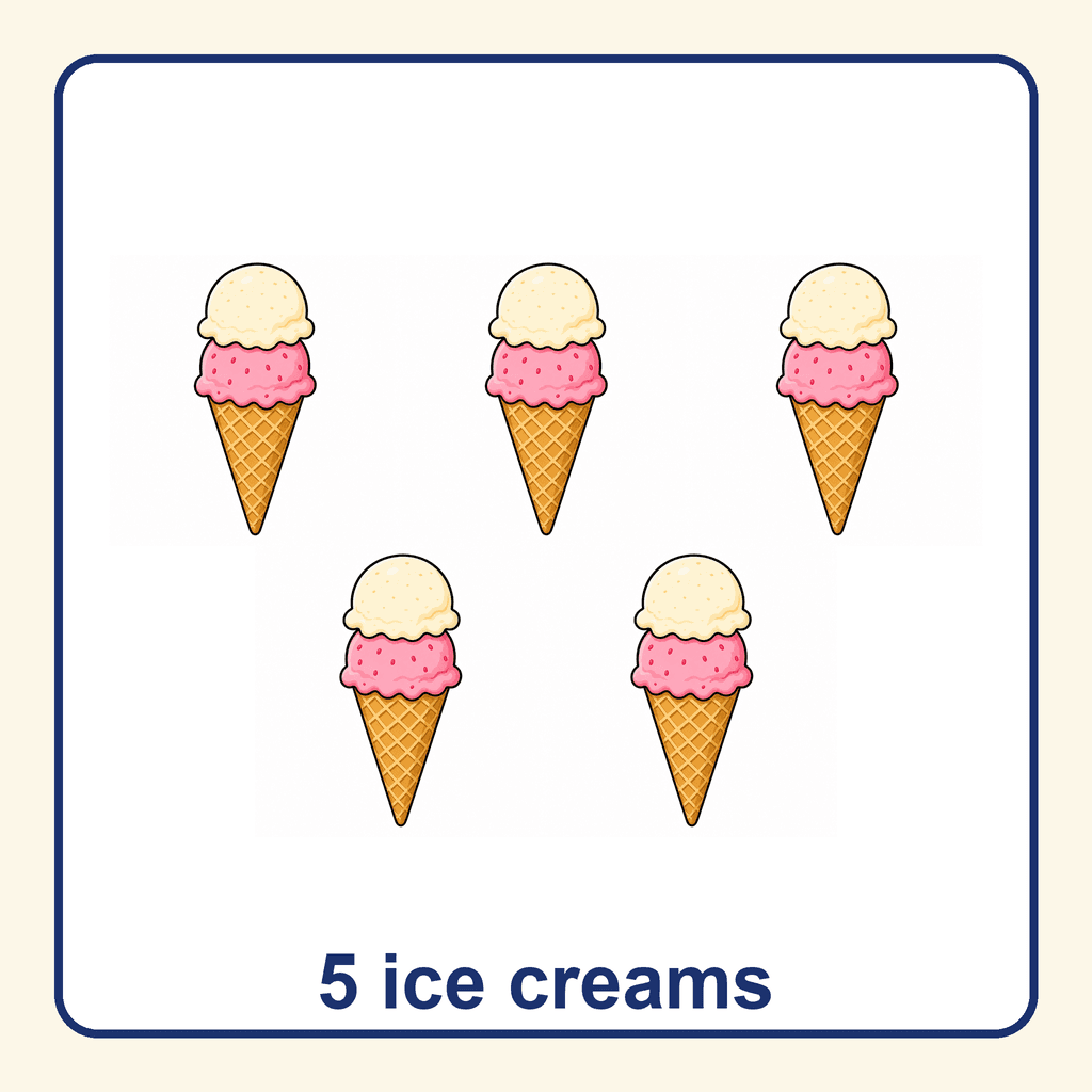 Collection — 5 ice creams