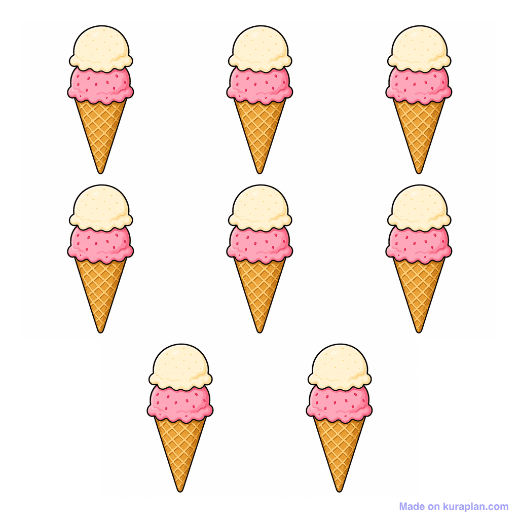 Collection — 8 ice creams