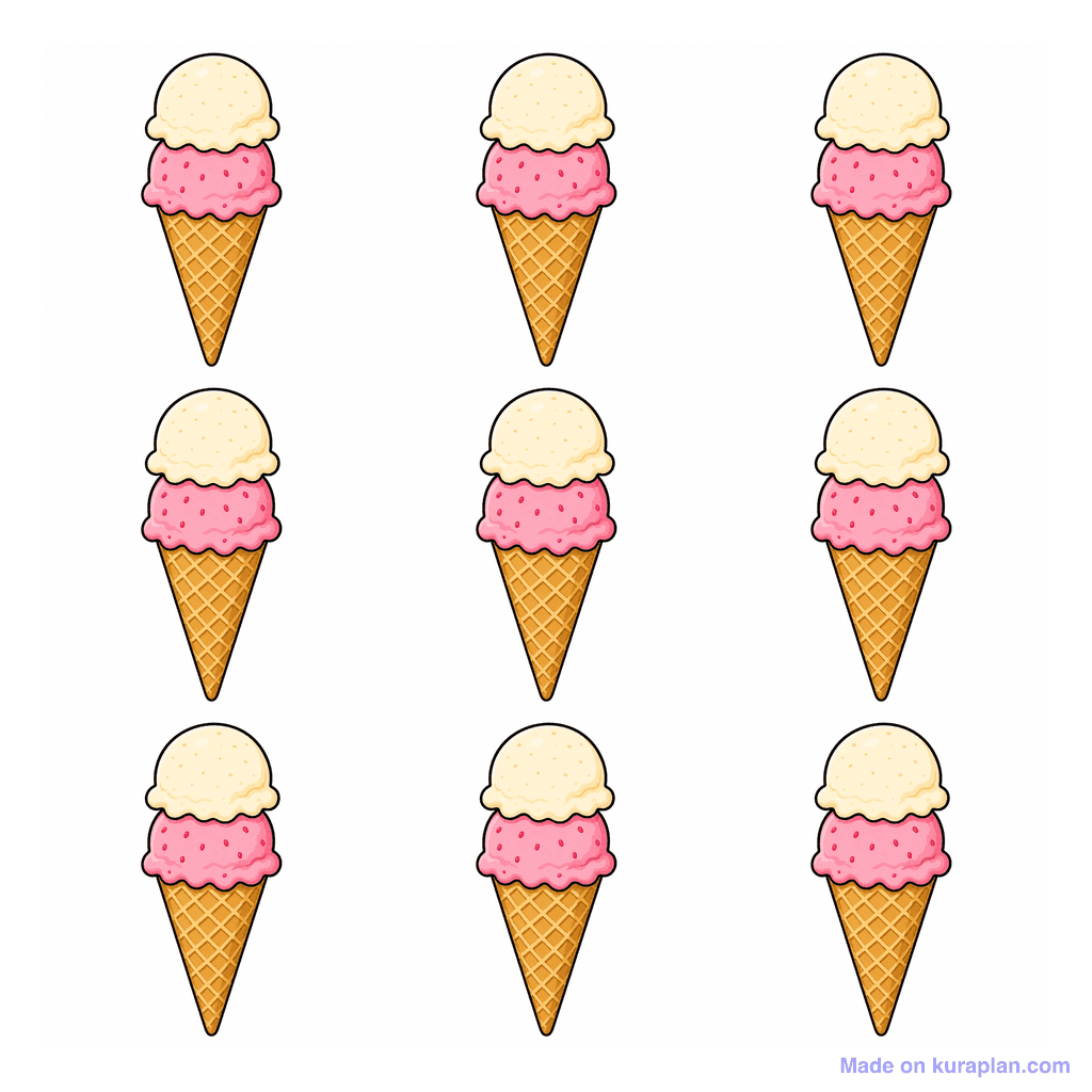 Collection — 9 ice creams