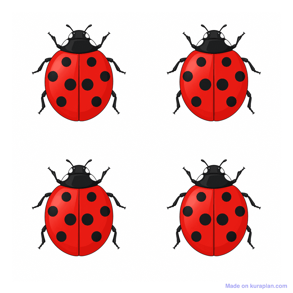 Collection — 4 ladybugs