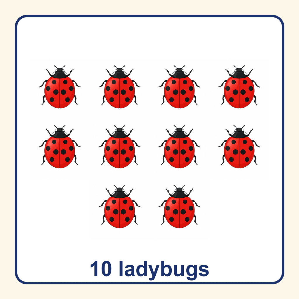 Collection — 10 ladybugs
