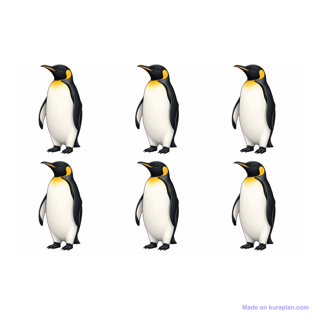 Collection — 6 penguins