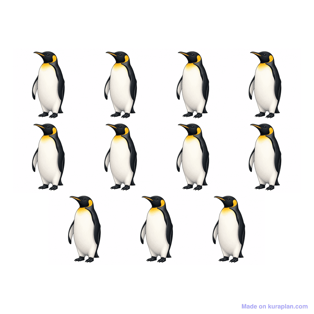 Collection — 11 penguins