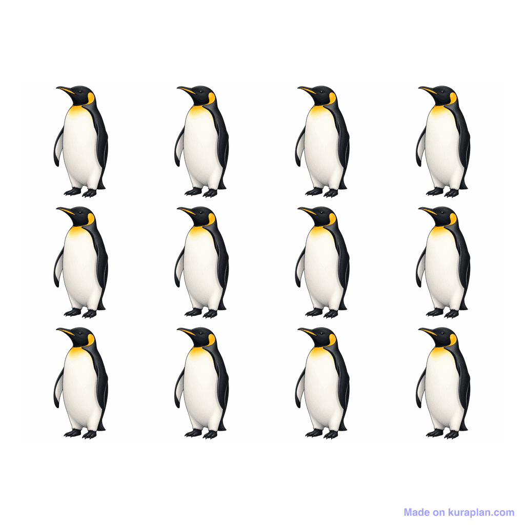 Collection — 12 penguins