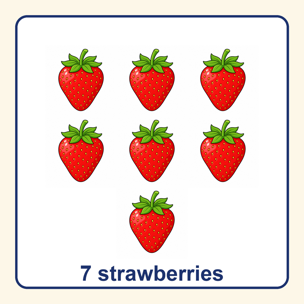 Collection — 7 strawberries