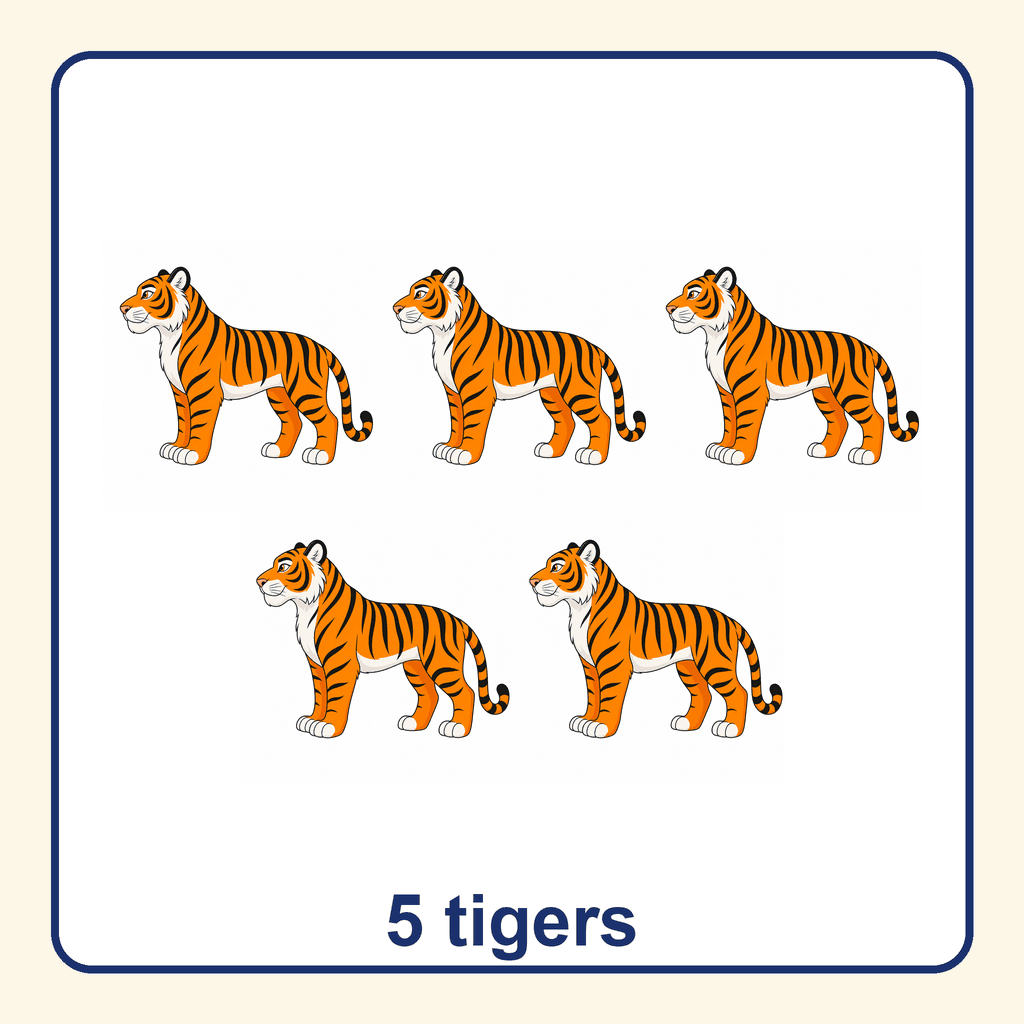 Collection — 5 tigers