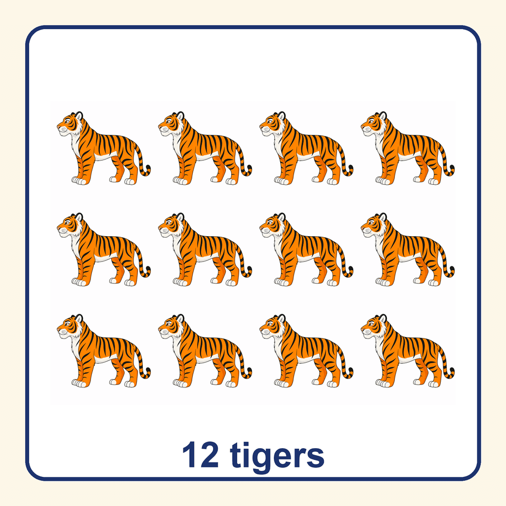 Collection — 12 tigers