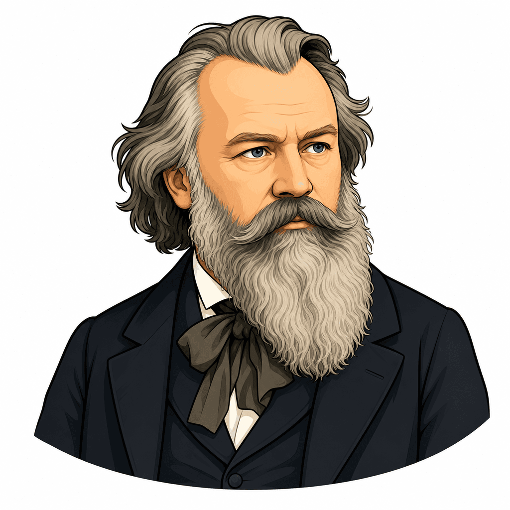 Johannes Brahms Portrait