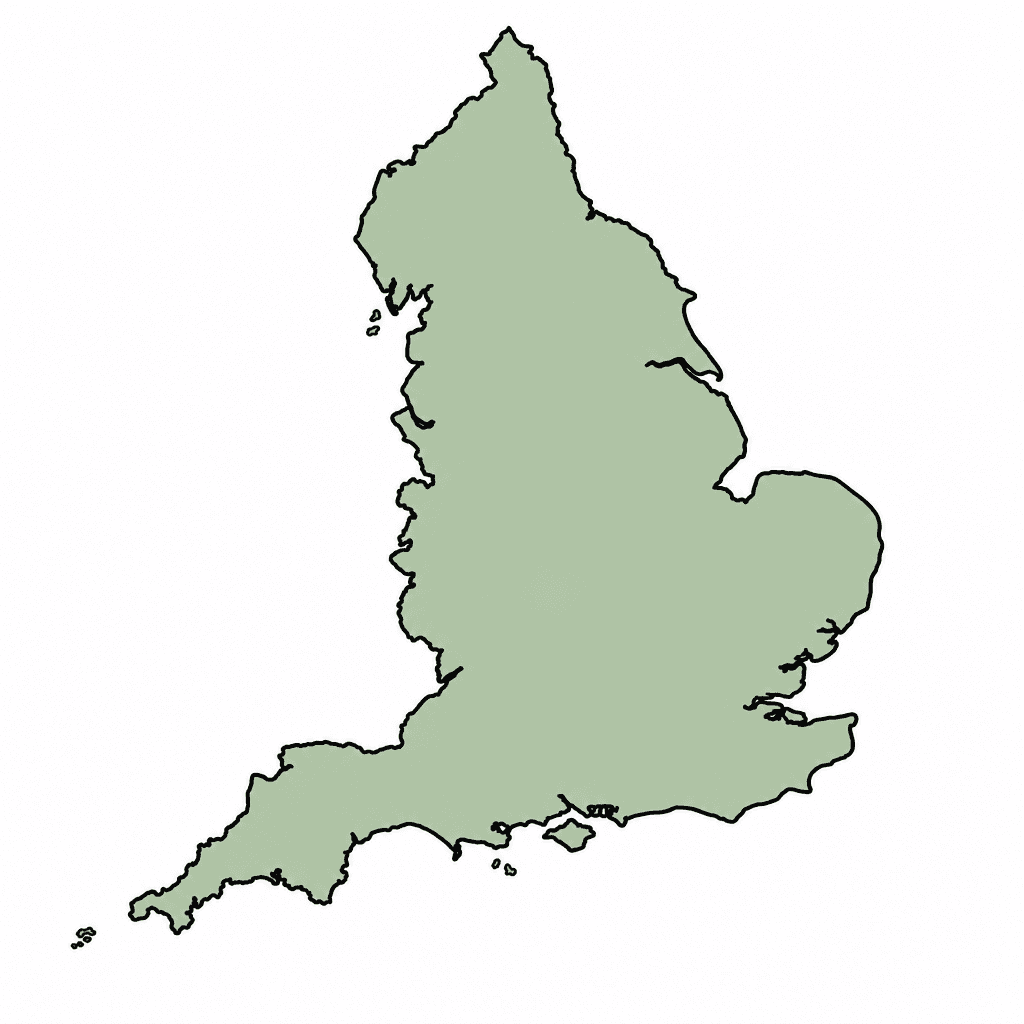England Map Outline