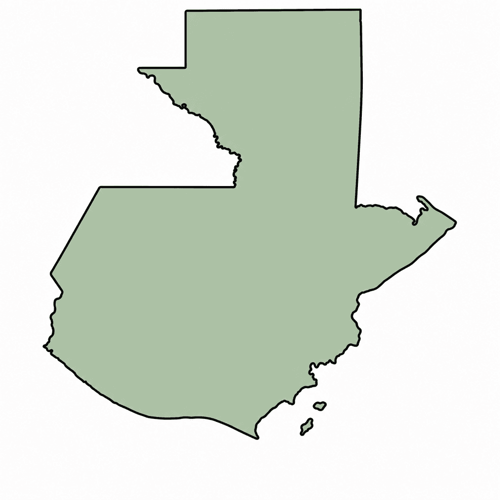 Guatemala Map Outline