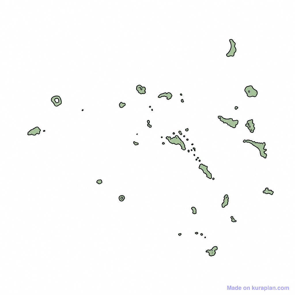 Marshall Islands Map Outline