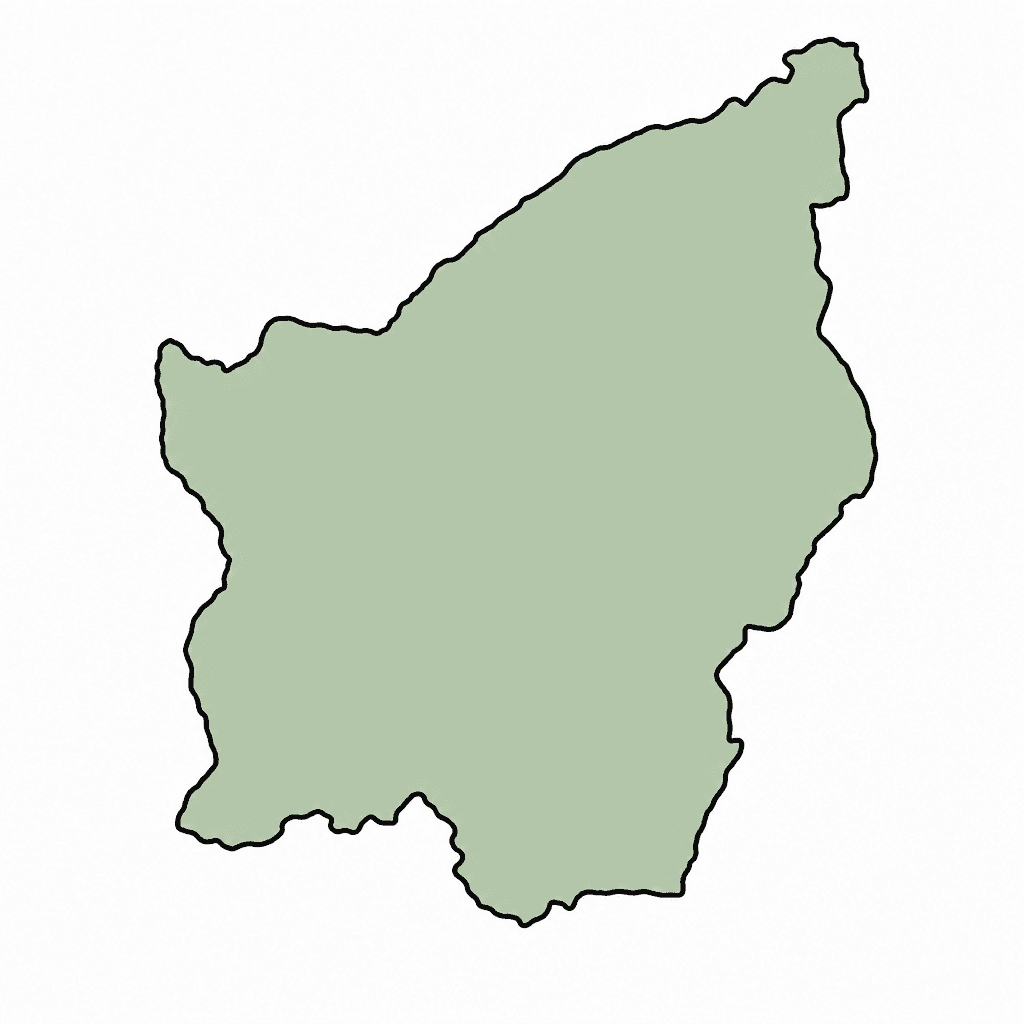 San Marino Map Outline
