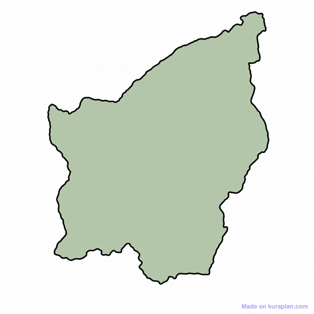 San Marino Map Outline