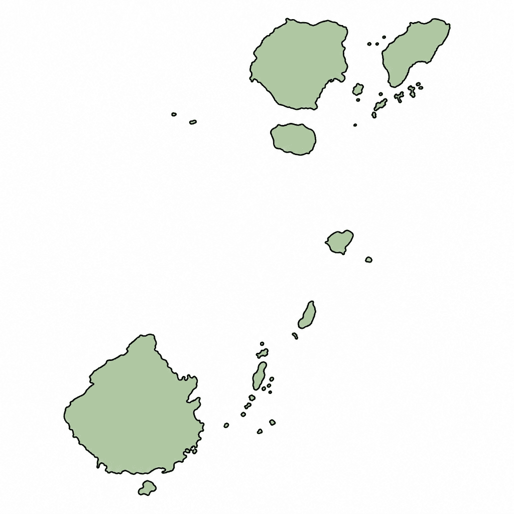 Tonga Map Outline