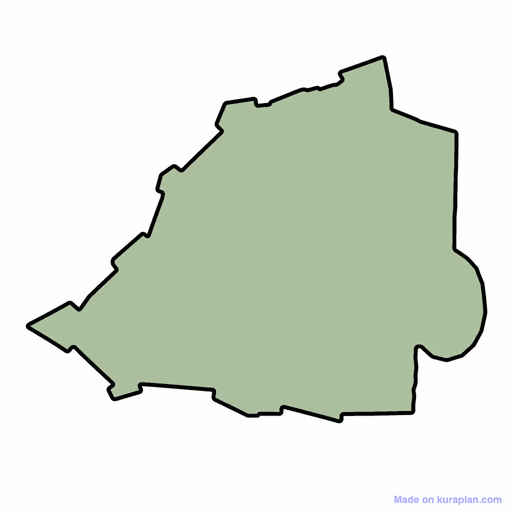 Vatican City Map Outline