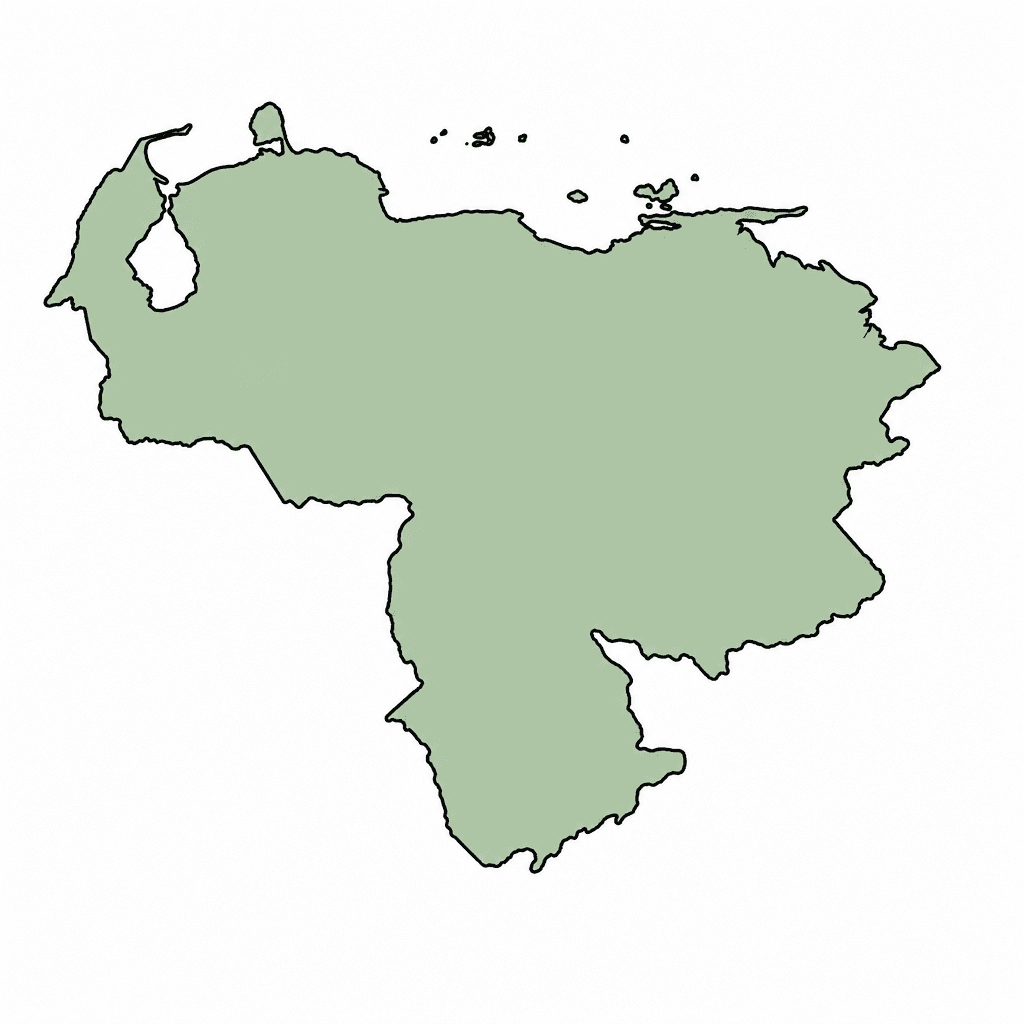 Venezuela Map Outline