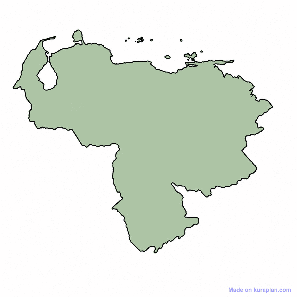 Venezuela Map Outline
