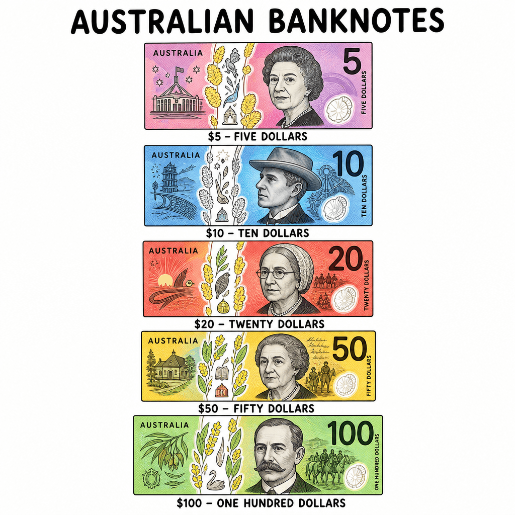 Australian Notes Poster