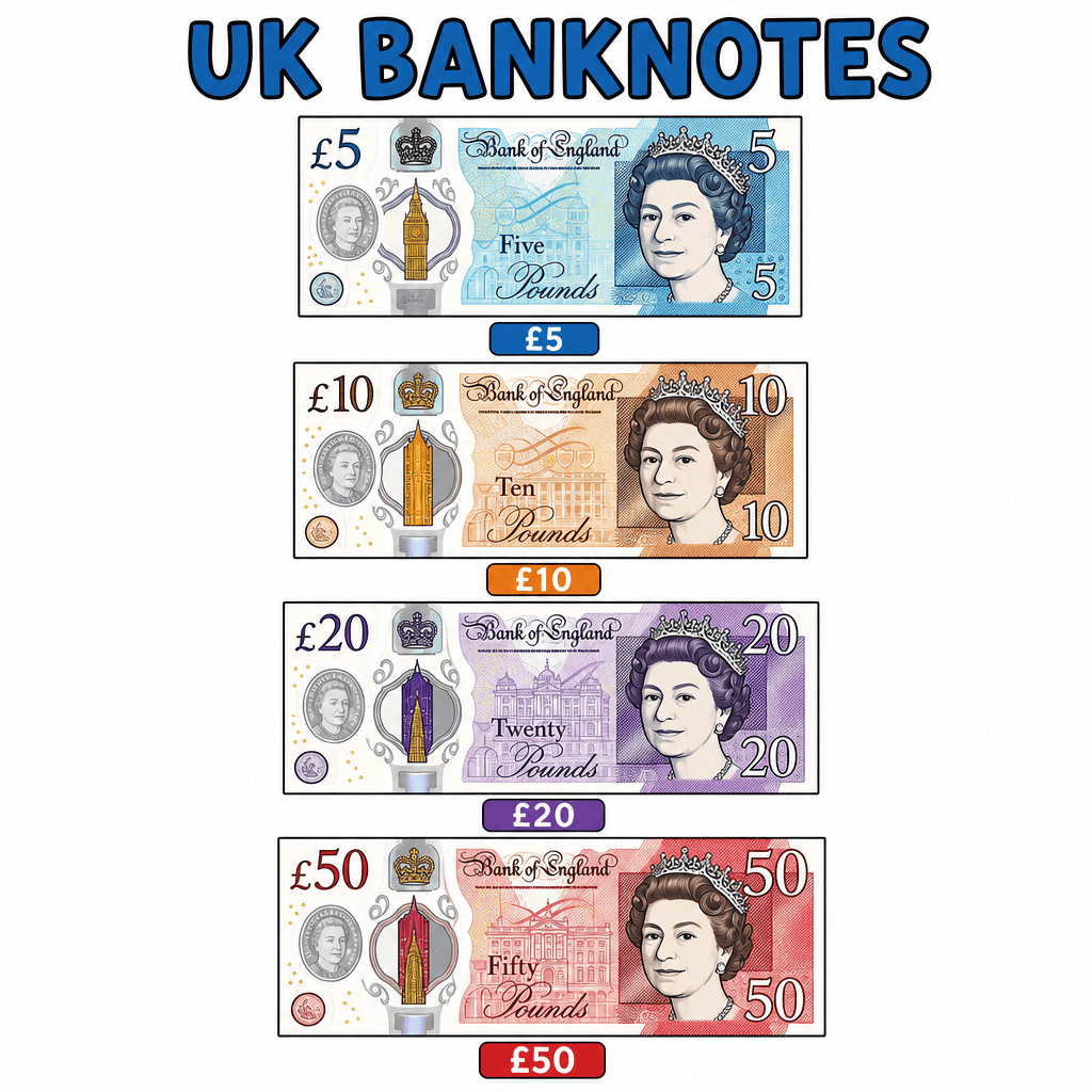 UK Notes Poster