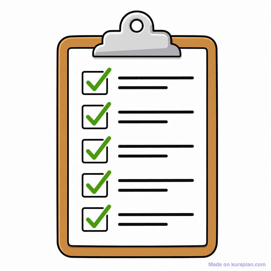 Deco Checklist Clipboard