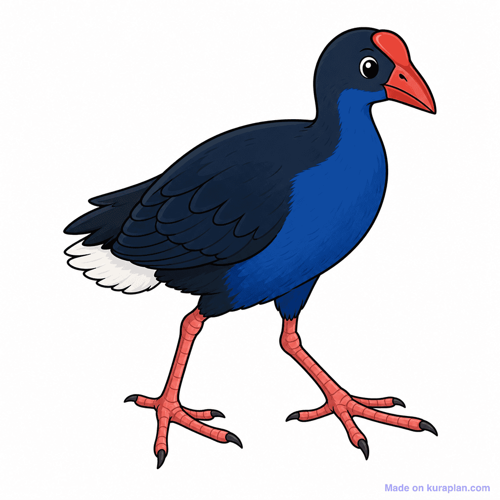Deco Pukeko Bird
