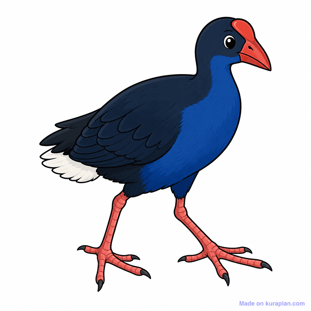 Deco Pukeko Bird