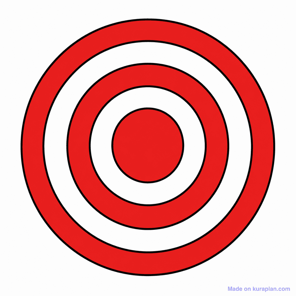 Deco Target Bullseye