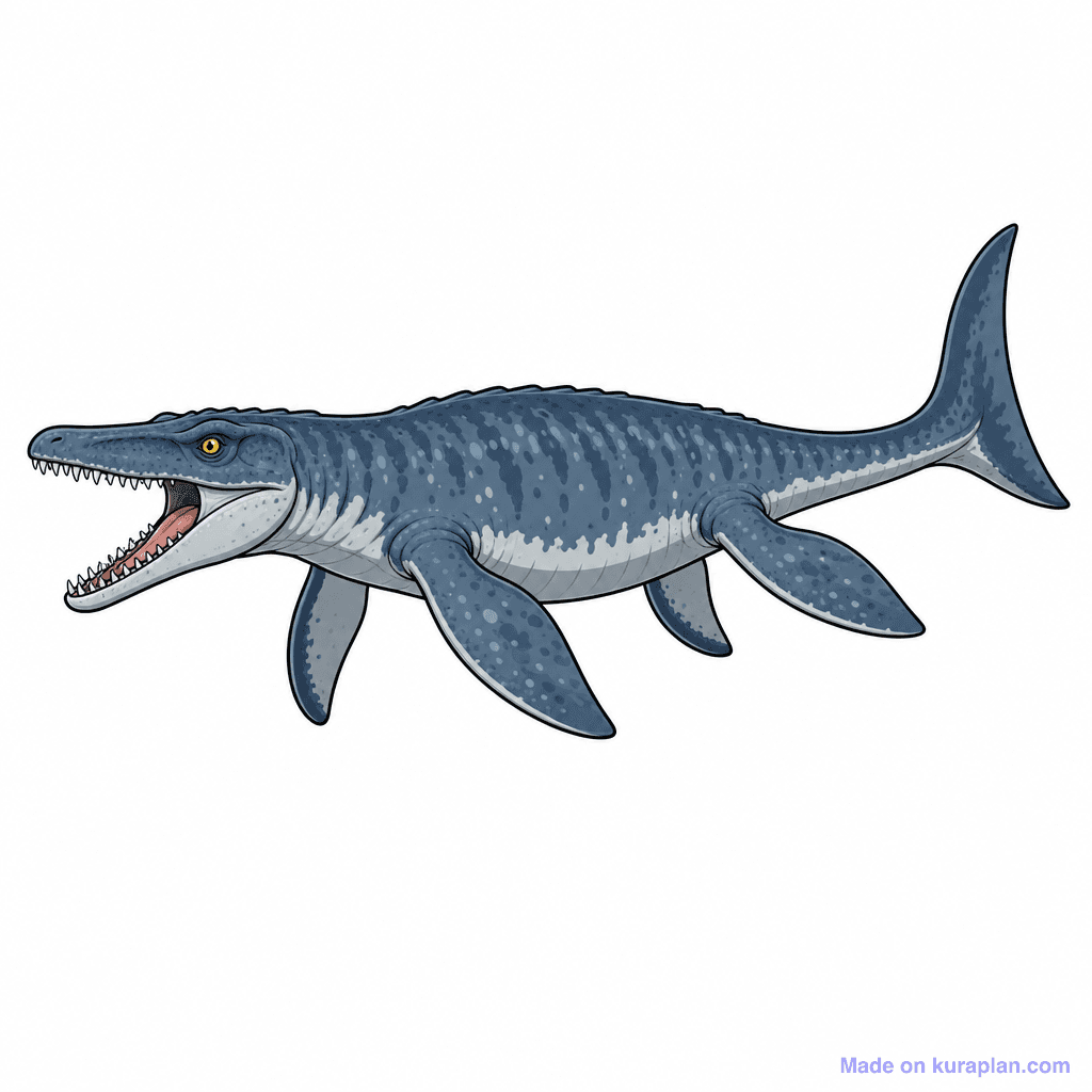 Mosasaurus Clipart