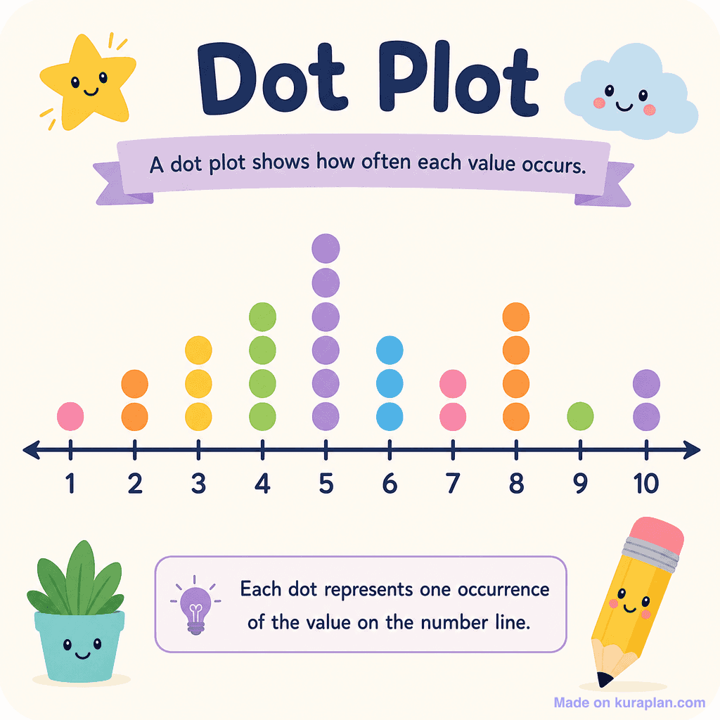 Dot plot / line plot