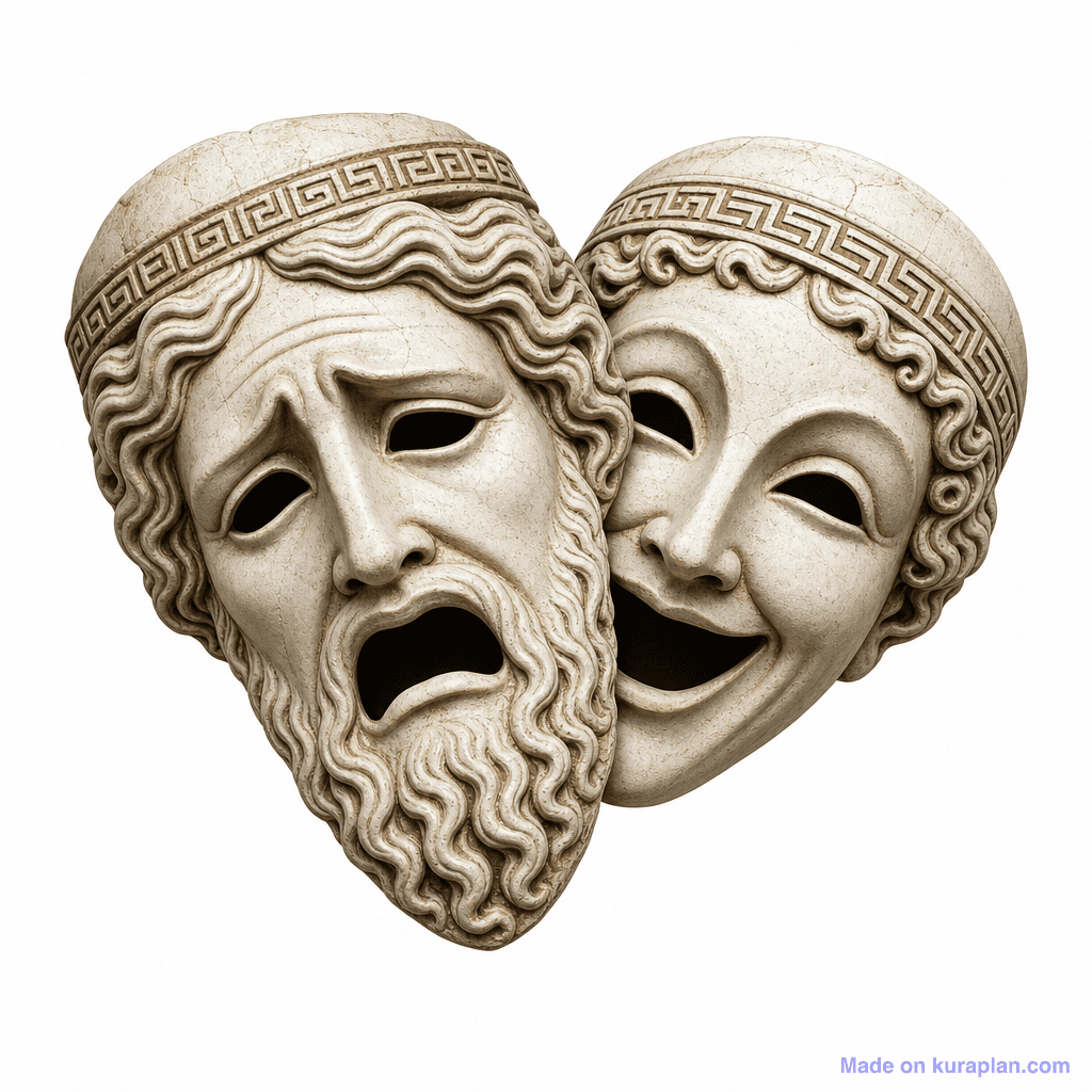 Masks & Symbols illustration sample