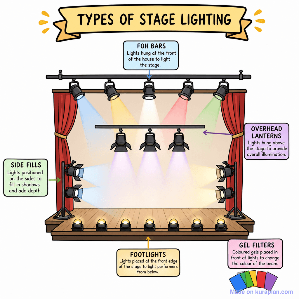 Drama Stage Lighting Rig