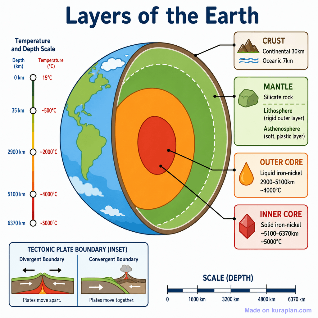 Layers of the Earth (simple)