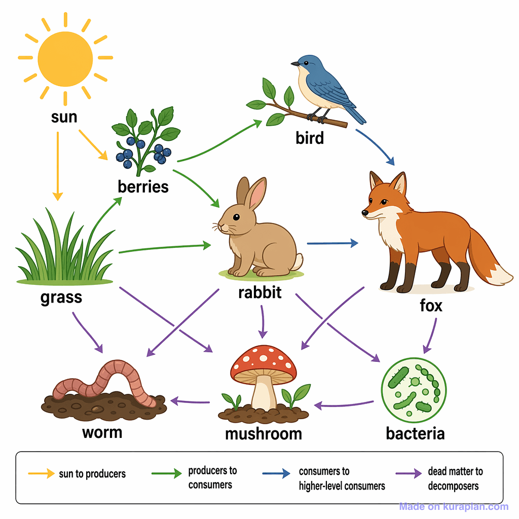 Ecosystem Food Web (detailed)