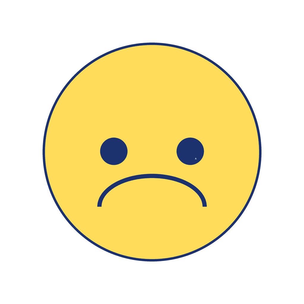 Sad face