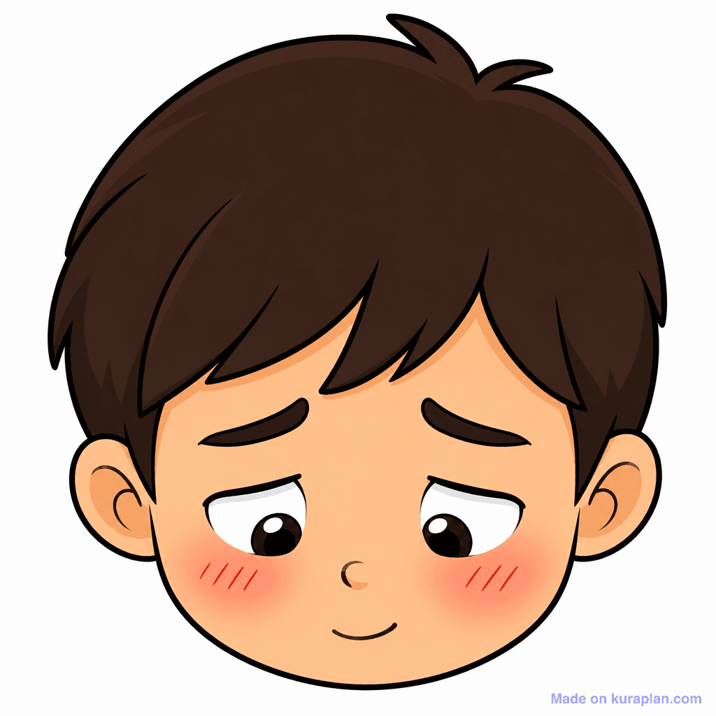 Emotion Shy Face