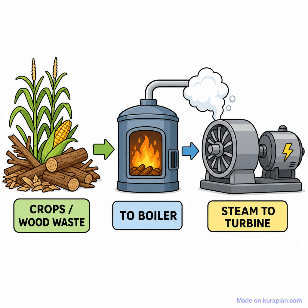 Energy Biomass Diagram