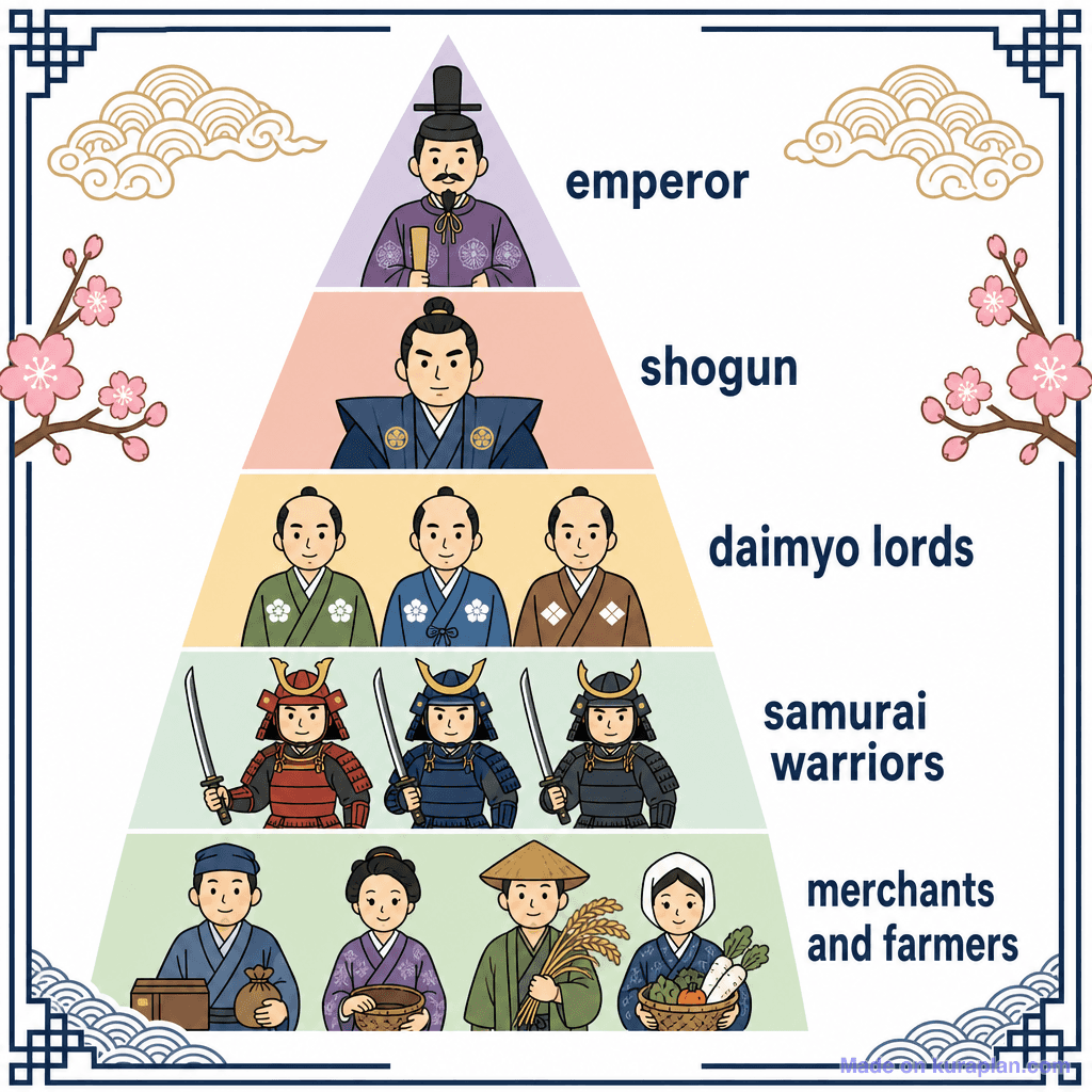 Feudal Japan Social Hierarchy (simple)