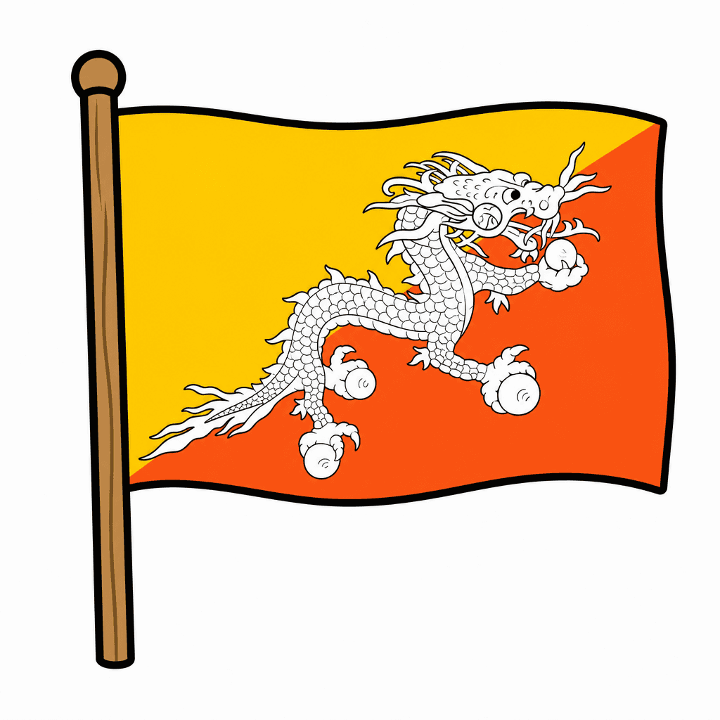 Bhutan Flag