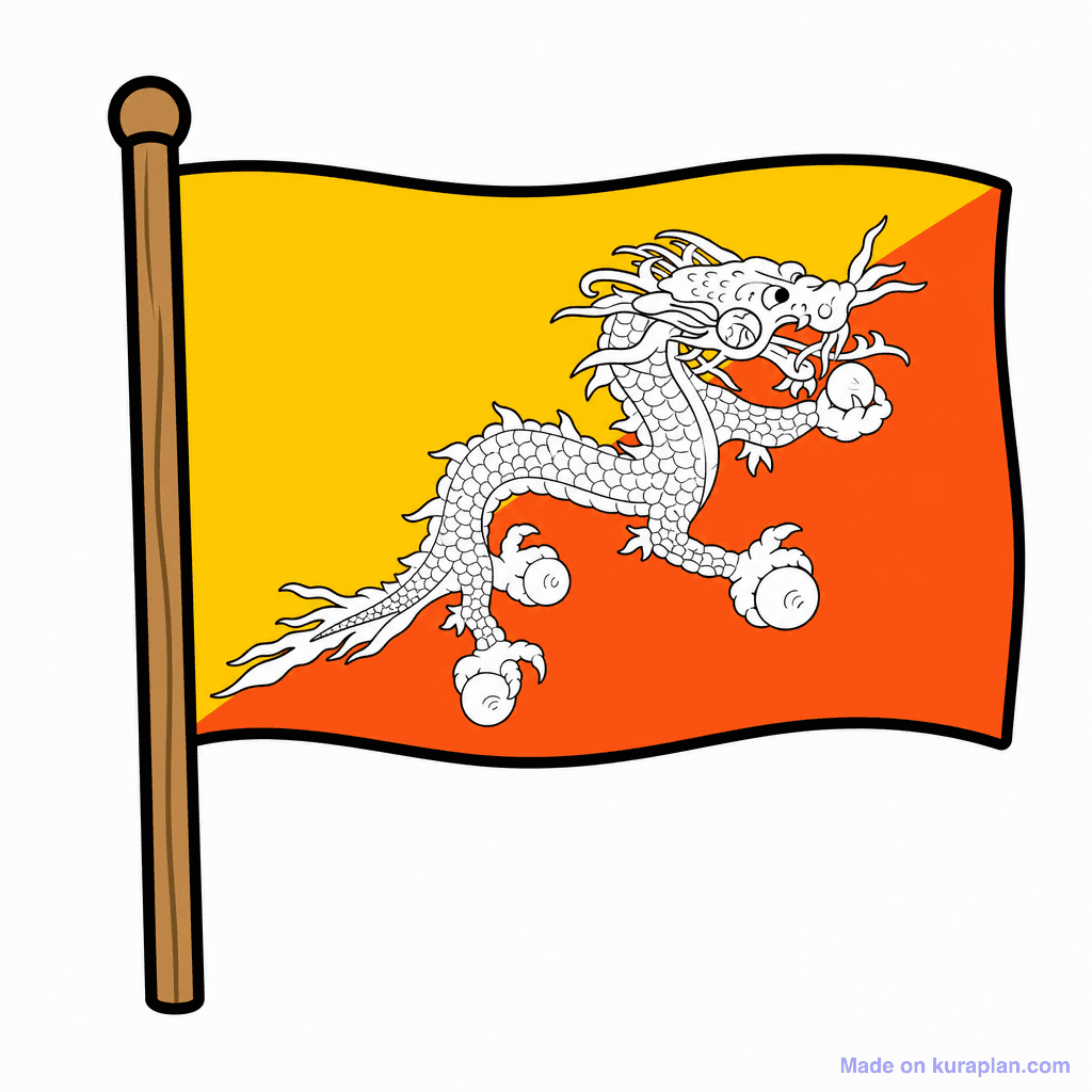 Bhutan Flag