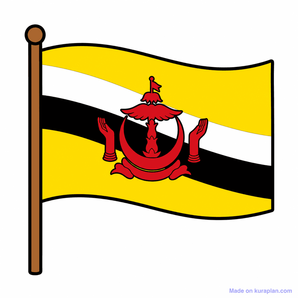 Brunei Flag