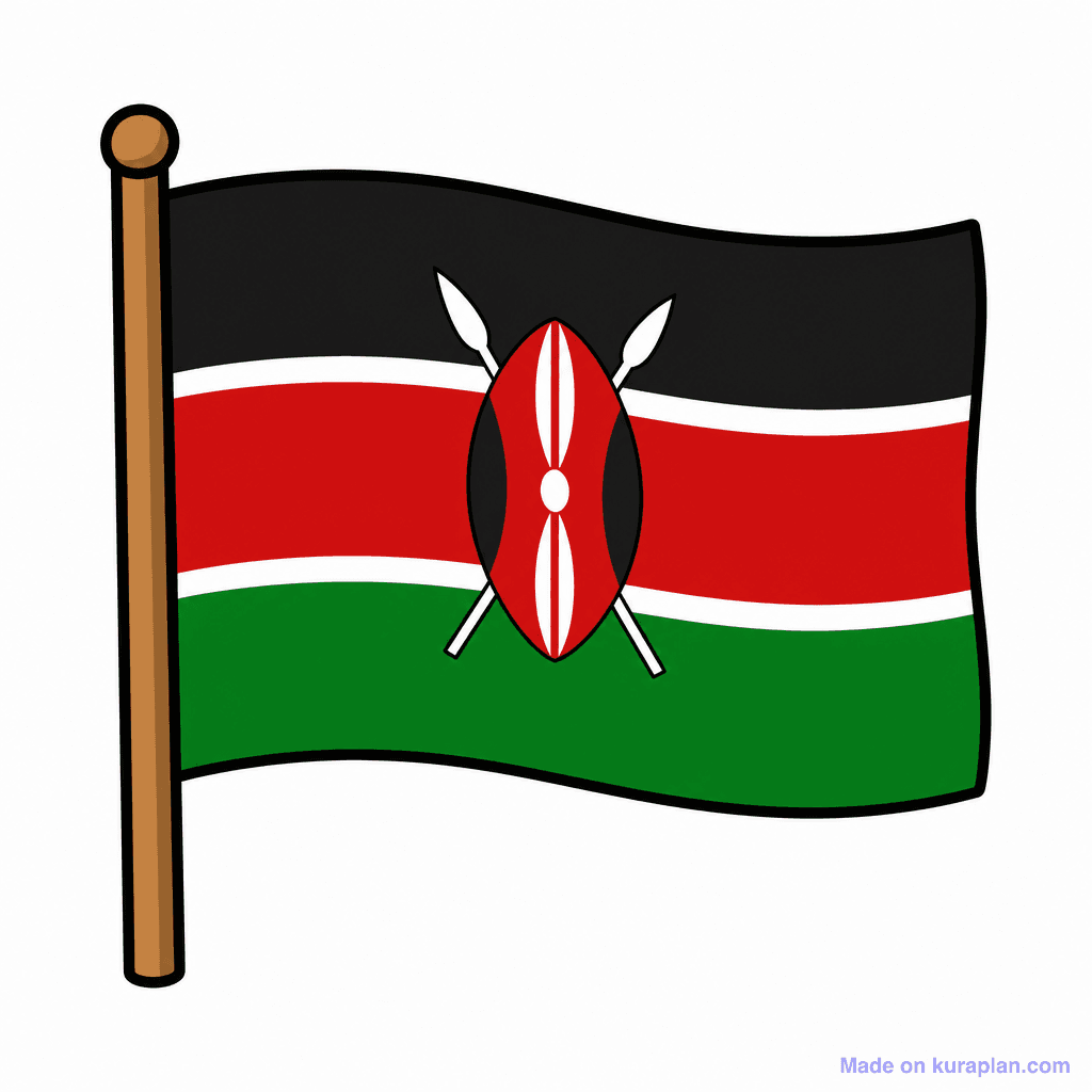 Kenya Flag