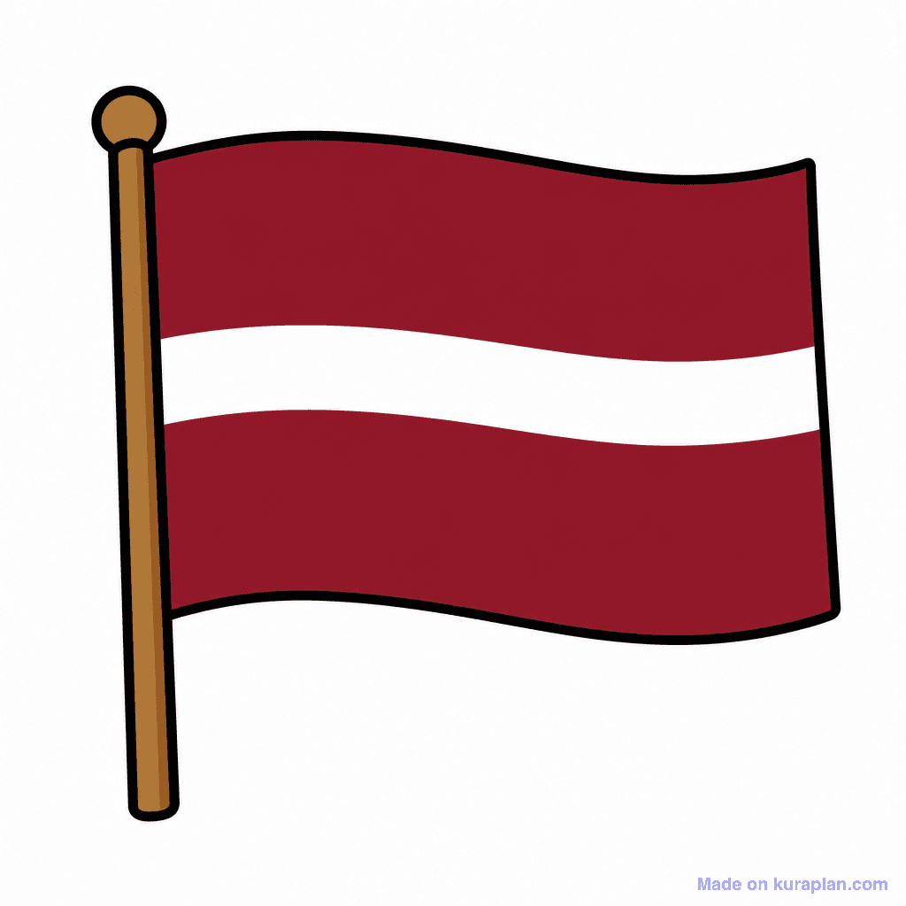 Latvia Flag