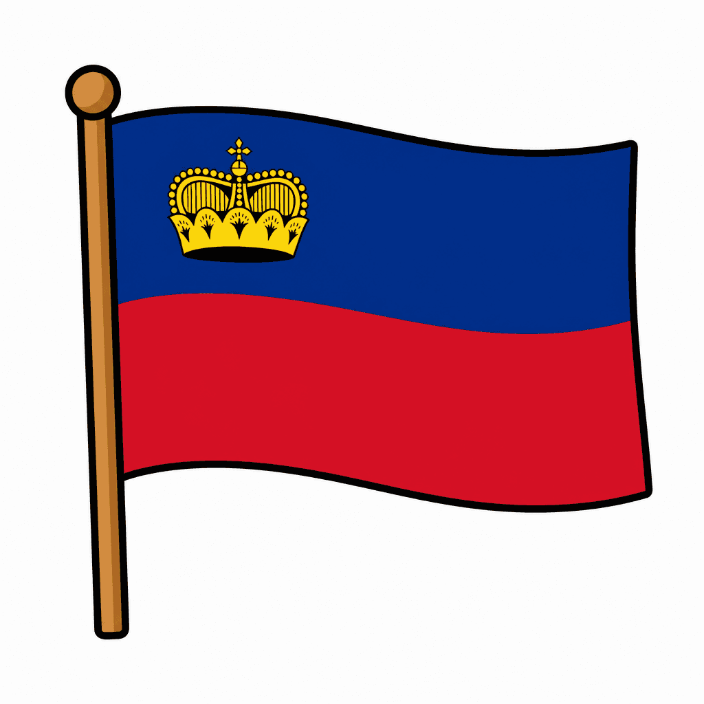 Liechtenstein Flag