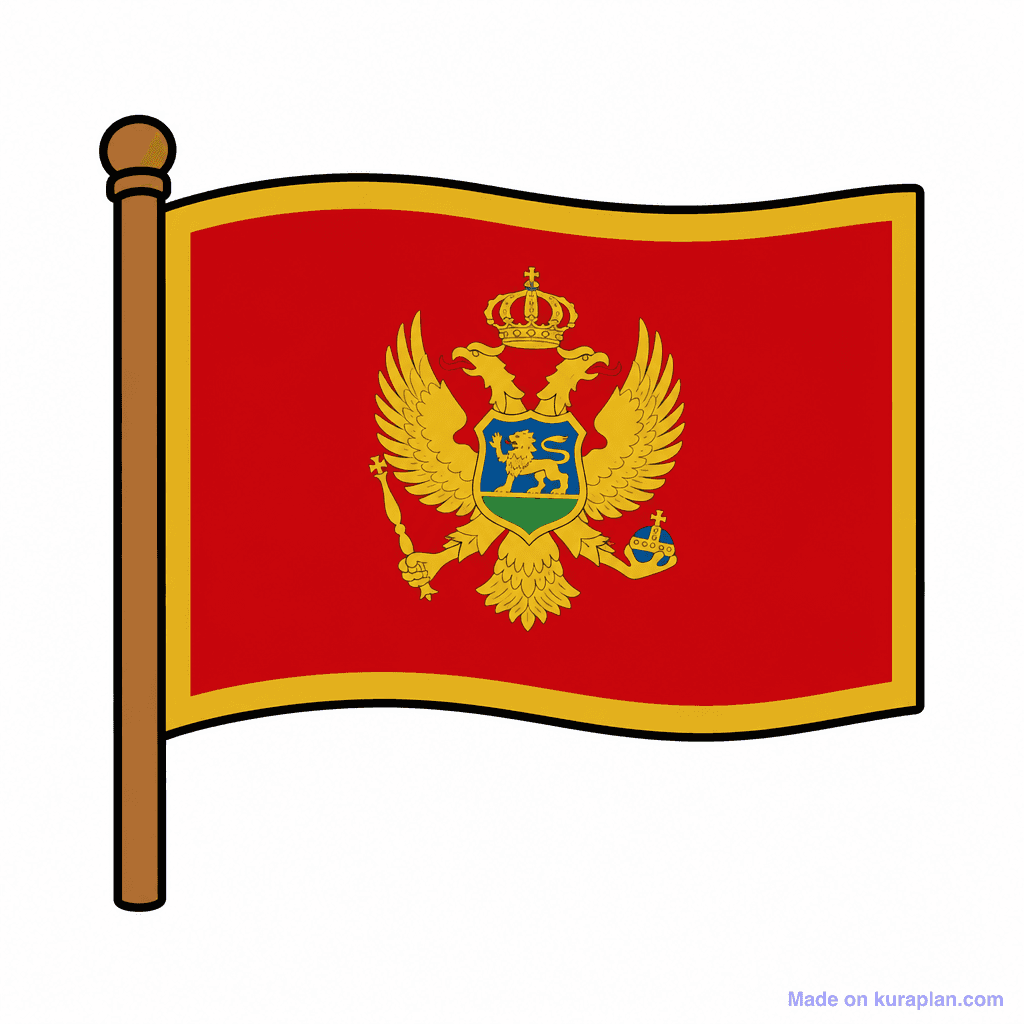 Montenegro Flag