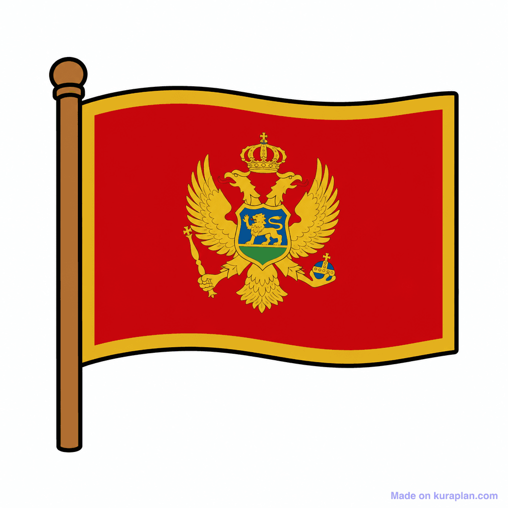 Montenegro Flag