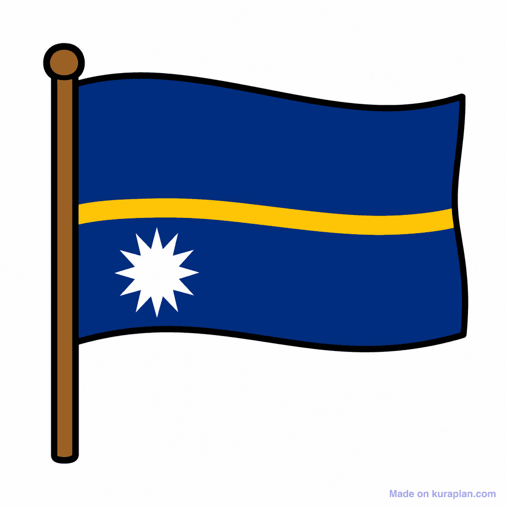 Nauru Flag