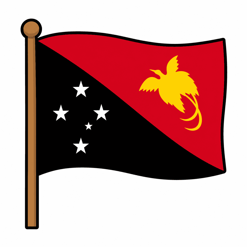 Papua New Guinea Flag
