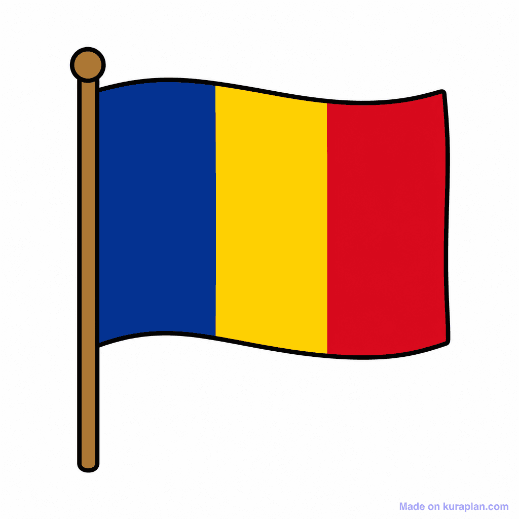 Romania Flag